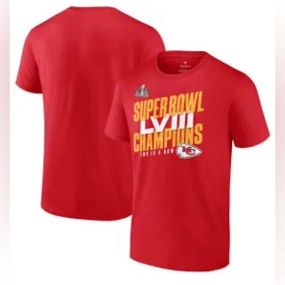 Kansas City Chiefs Fanatics - NEW - Super Bowl LVIII Champions Iconic Victory